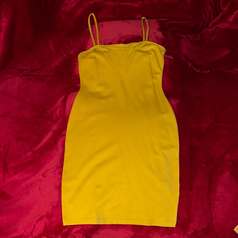 A simple spaghetti strap dress